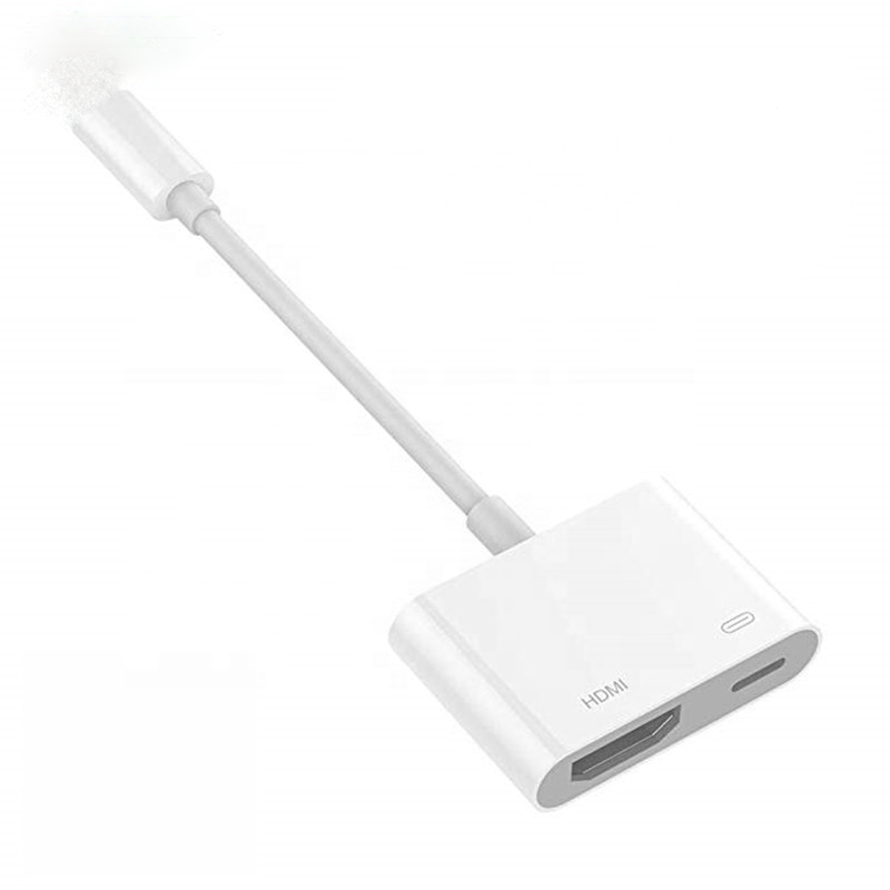 2 In1 Lighting To HDML 4K Video Digital Av Cable Adapter For Iphone