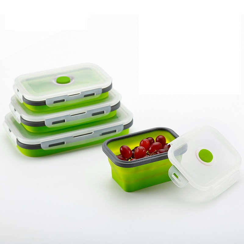 Collapsible Silicone Lunch Boxes