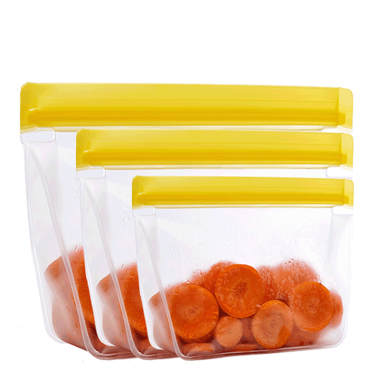 FDA класс многоразового использования водонепроницаемый peva Ziplock сумка для хранения пищевых продуктов