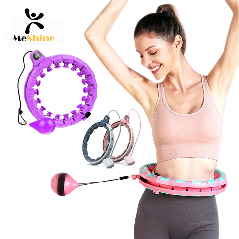 Low MOQ Removable stainless steel smart Hula right Fitness Hula circle for Adult