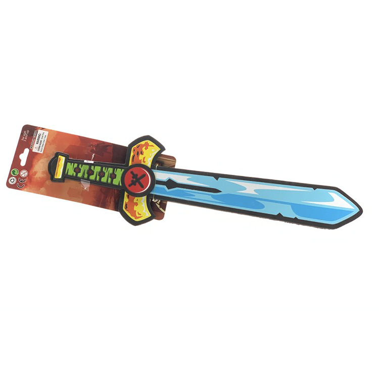 Wholesale weapon toy sword and shield set for kids foam rubber swords