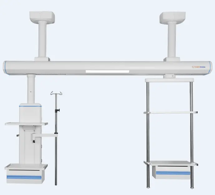 Medical Pendant Arm Pendant Bridge ICU Equipment Wet And Dry Section Apart