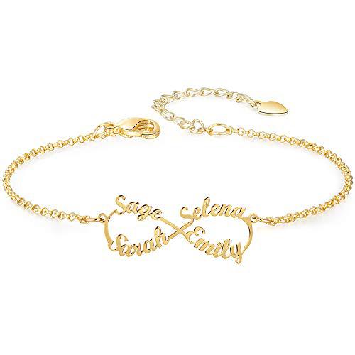 Custom Name Bracelet Cuff Bangle Customized Name Letter Stainless Steel Bangle Creative Gift for Couple