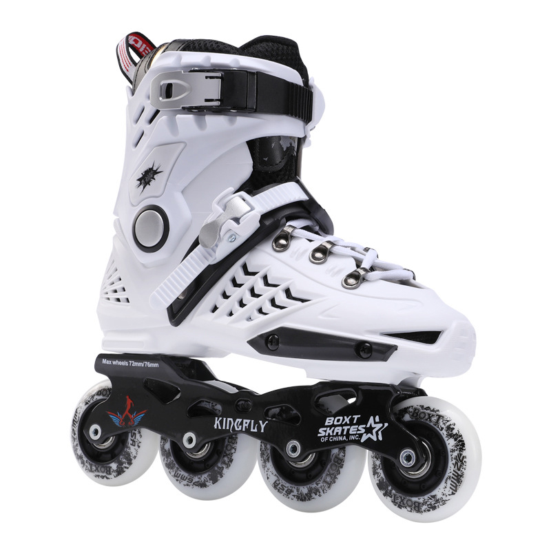 Wholesale Adult PVC Adjustable Retractable Flashing Inline Roller Skating Shoes
