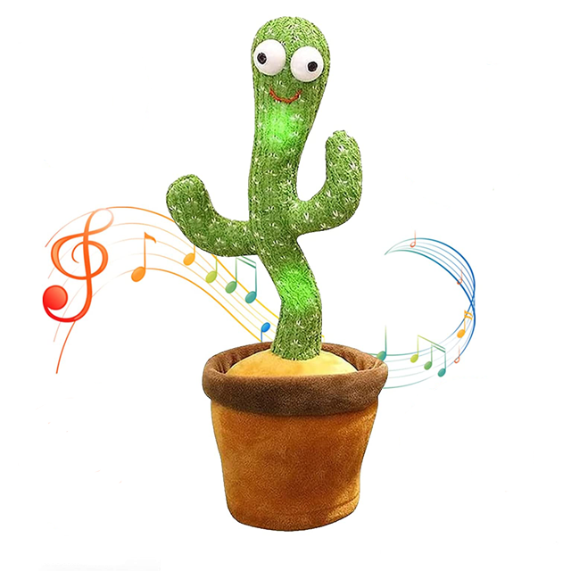 2021HotSelling Talking Singing Dancing Cactus Toys Gift Plush Toy Doll Cactus Can Recording Plush Toy Electric Dancing Cactus