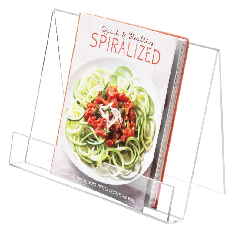Best Sell Acrylic Book Reading Stand Kitchen Cookbook Holder Children Book Holder For Reading