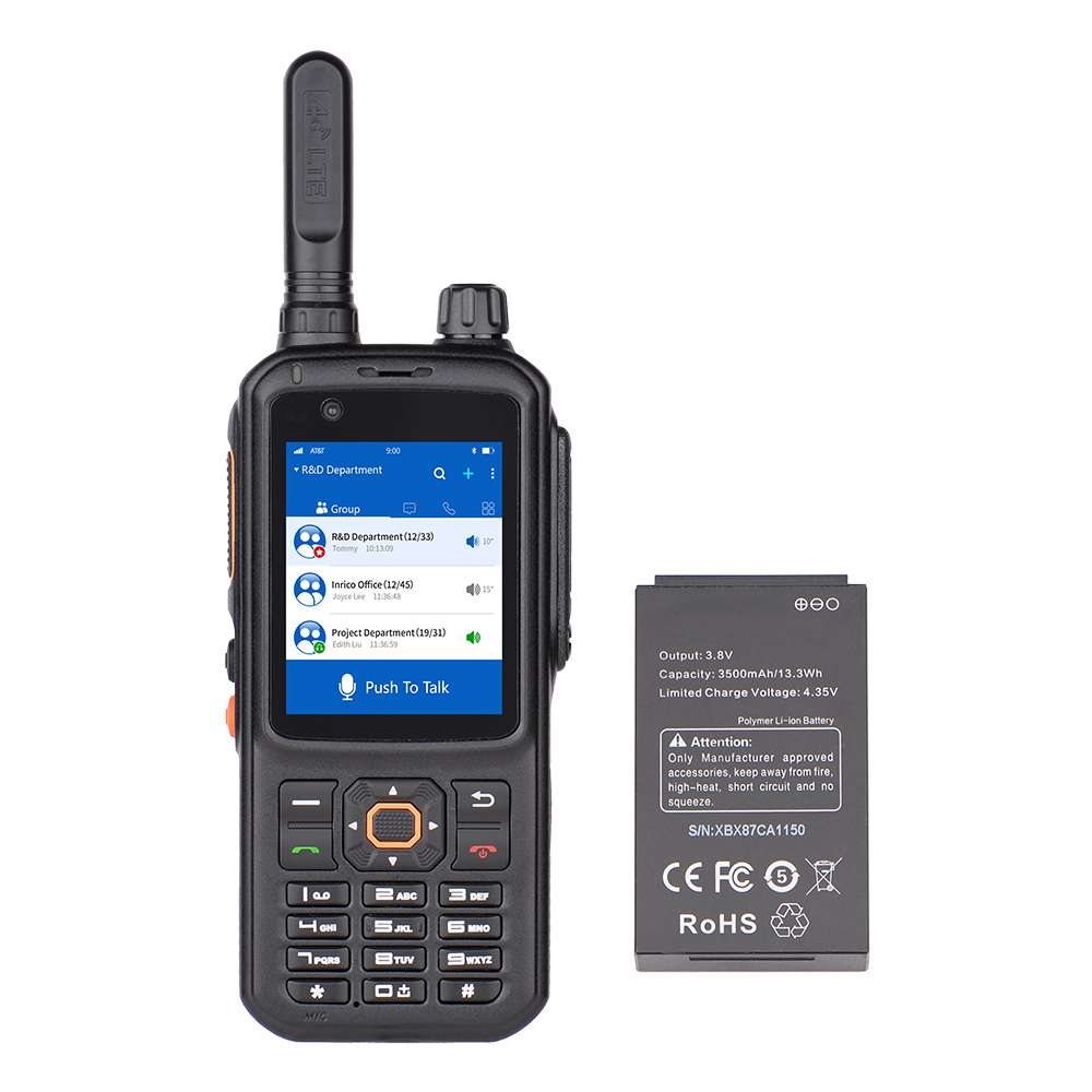 4G LTE сетевая рация T320 walkie talkie 50km с полной клавиатурой