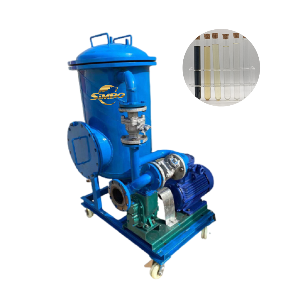 made in china waste black oil cleaning machine filter tank