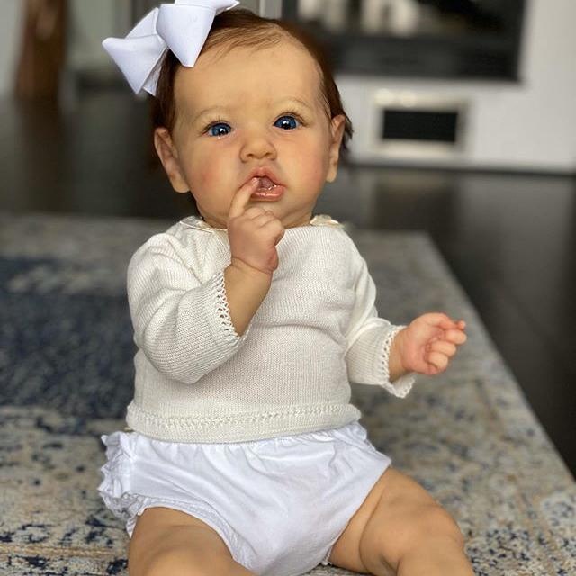 Лидер продаж, реалистичный силиконовый реборн Lifereborn Alina baby reborn с Ccoos и «сердцебиение», Реалистичная Детская кукла