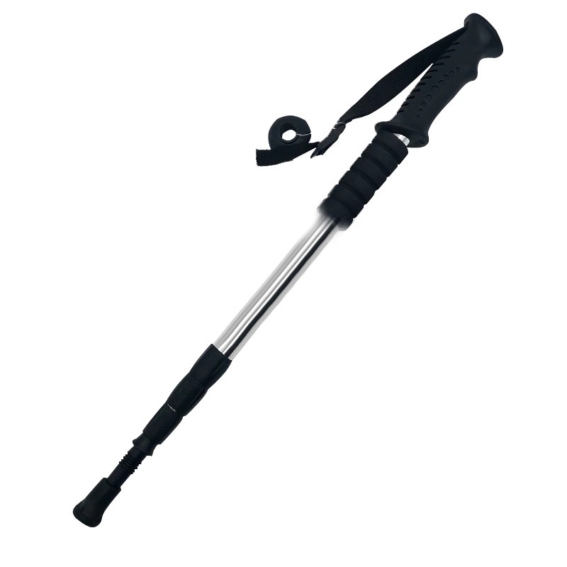 Foldable Trekking Poles Hiking Aluminium Luxury Walking Stick Telescopic Hiking Stick