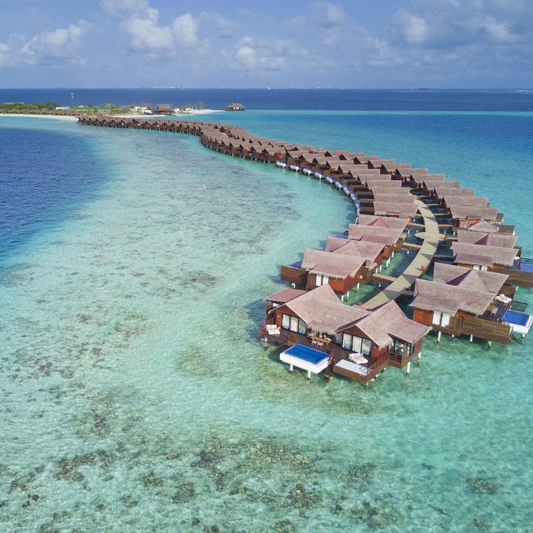 Деревянная кабина/коттедж/курорт в турецком стиле Maldive, графический дизайн 3D, общее решение для проектов