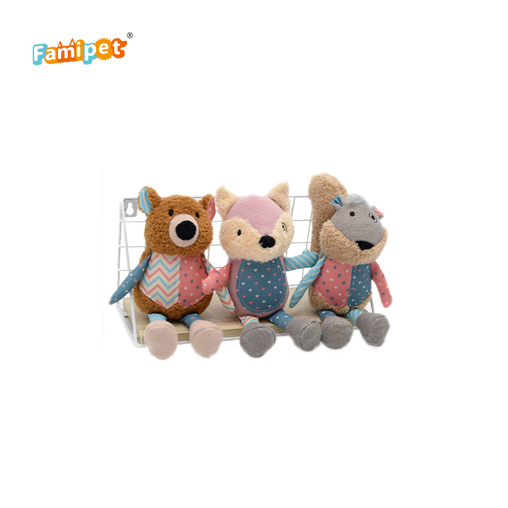 Factory Direct Sale New Design Dog Toy Manufacturer Colorful Puzzle Friends Dog Toy