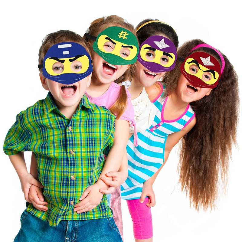Cartoon Adult Resurrected Mask Light Weight Christmas Felt Halloween Party Mask for Party Occasions