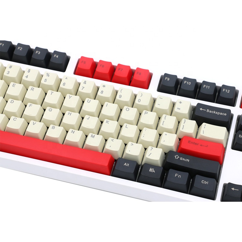 Горячая распродажа 108 шт./компл. PBT Earl Red кейкапы для механической клавиатуры Cherry MX Switch