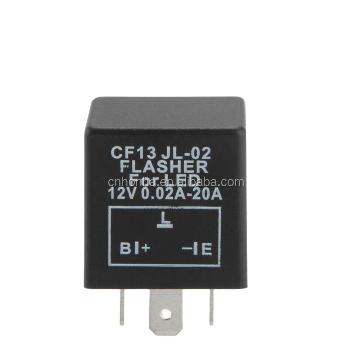 3 Pin мотоцикл электронный светодиодный проблесковый маячок автомобильное реле мигалка исправить поворотов S реле 12V для светодиодных ламп показатели CF13 JL-02