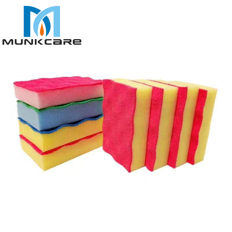 Губка с полиуретановым покрытием MUNKcare для очистки кухни и легкой очистки
