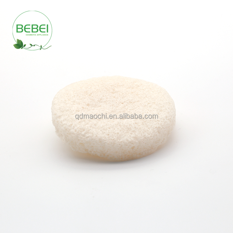 Factory produce 100% pure natural round shape oven-drying konjac sponge which contains rich of KGM at factory direct prices.