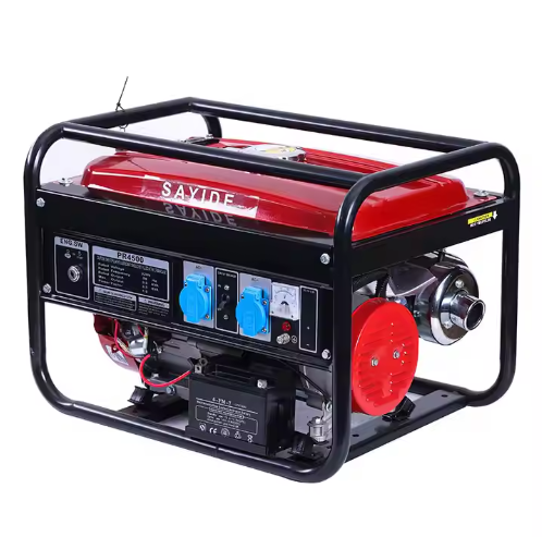 Gasoline Generator 50Hz Small Generator 220v Automatic Home Portable190F3kw5kw6kw Power Outdoor Electricity Industrial Equipment