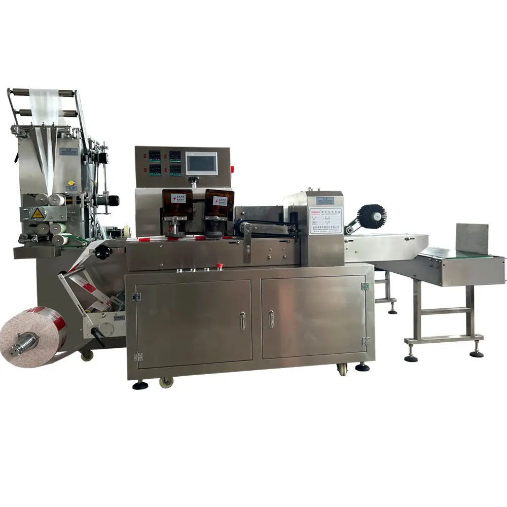 High quality fully automatic pocket wipes packaging machine production line
