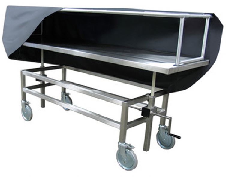 funeral stretcher trolley funeral stretcher Lift and up 304 stainless customizable with cover funeral trolley