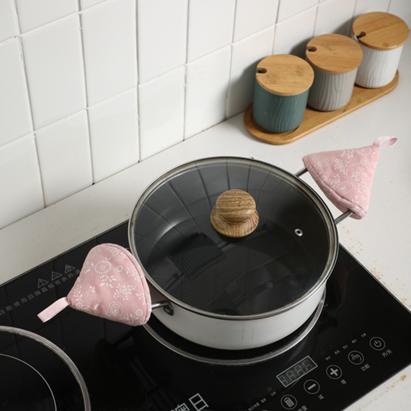 Andeya Hanging Cotton Kitchen Anti Scalding Pan Ear Heat Insulation Pan Handle Cover Soft Pro Skin
