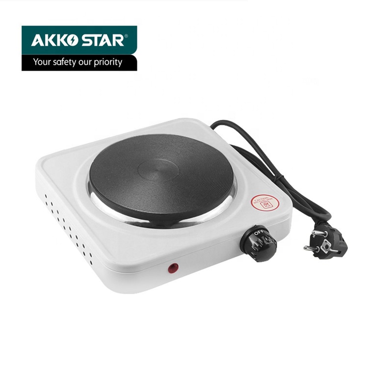 Akkostar Высокая производительность 1000w одной пластины типа электрическая плита электрическая нагревательная плита