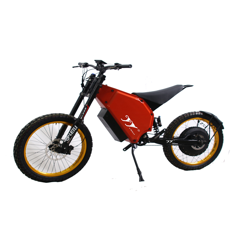 China 72v 12000w battery electric bicycle with RED color high speed 100km/h
