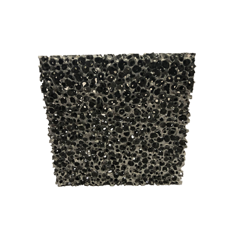 4-10mm Thickness 1mm Aperture Sphere Open Cell AL Aluminium Foam
