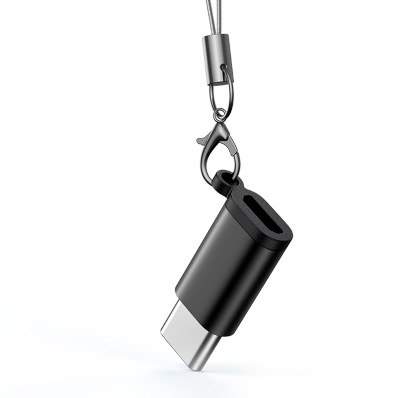 Портативный адаптер otg usb-c type c папа-микро usb мама для телефона с заполняющим светом