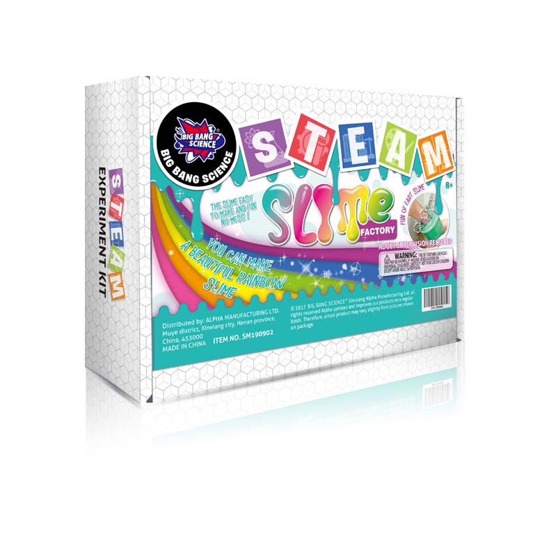 Завод слаймов-Обучающие научные игрушки-DIY игрушки для слайма-Набор для изготовления слайма для детей