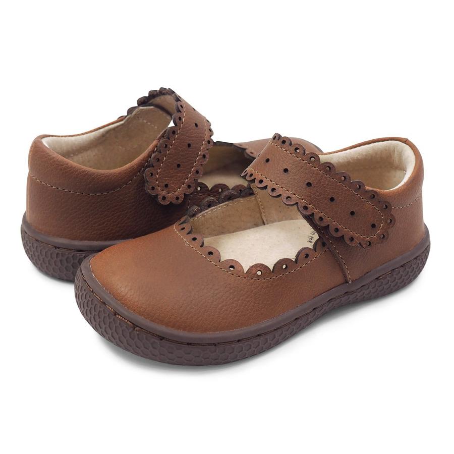 Livie and Luca High Quality dress princess super soft metallic breathable leather flat barefoot shoe for baby toddler youth girl