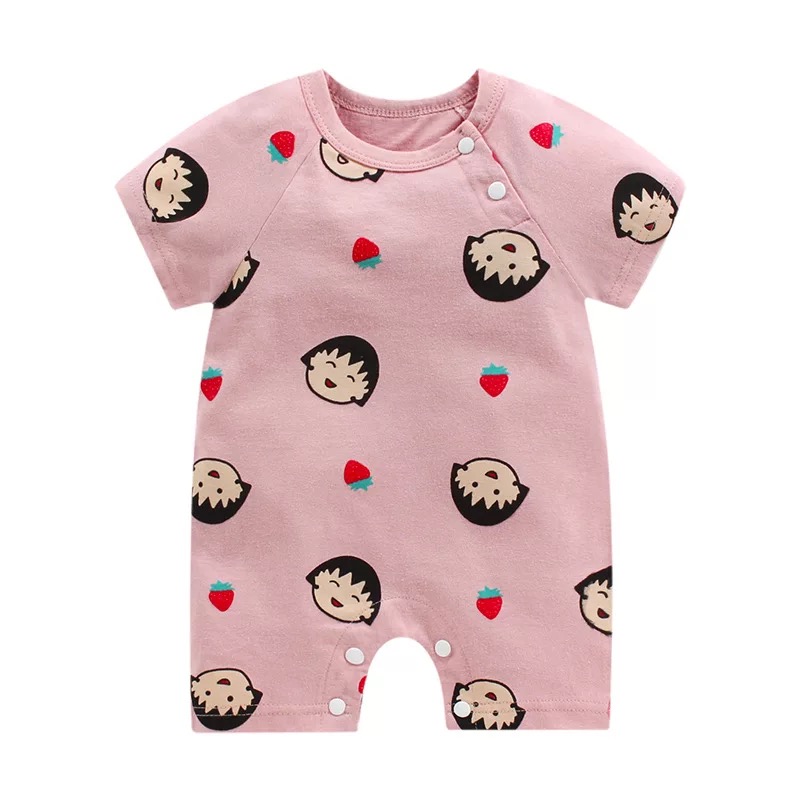 Amazon hot Summer Baby Clothes Set Short Sleeve Cotton Neutral Clothing Inventory