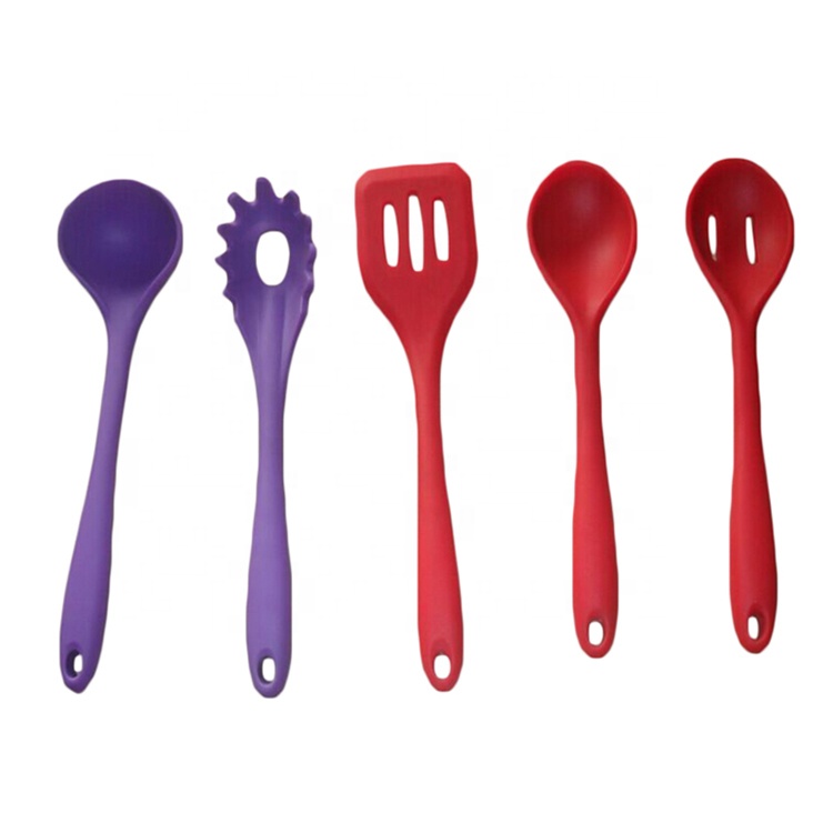 Professional Supplier Household Cooking Silicone Colorful Kitchen Utensils Set