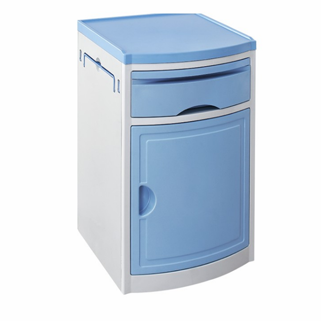 ABS Hospital plastic drawing bedside cabinet