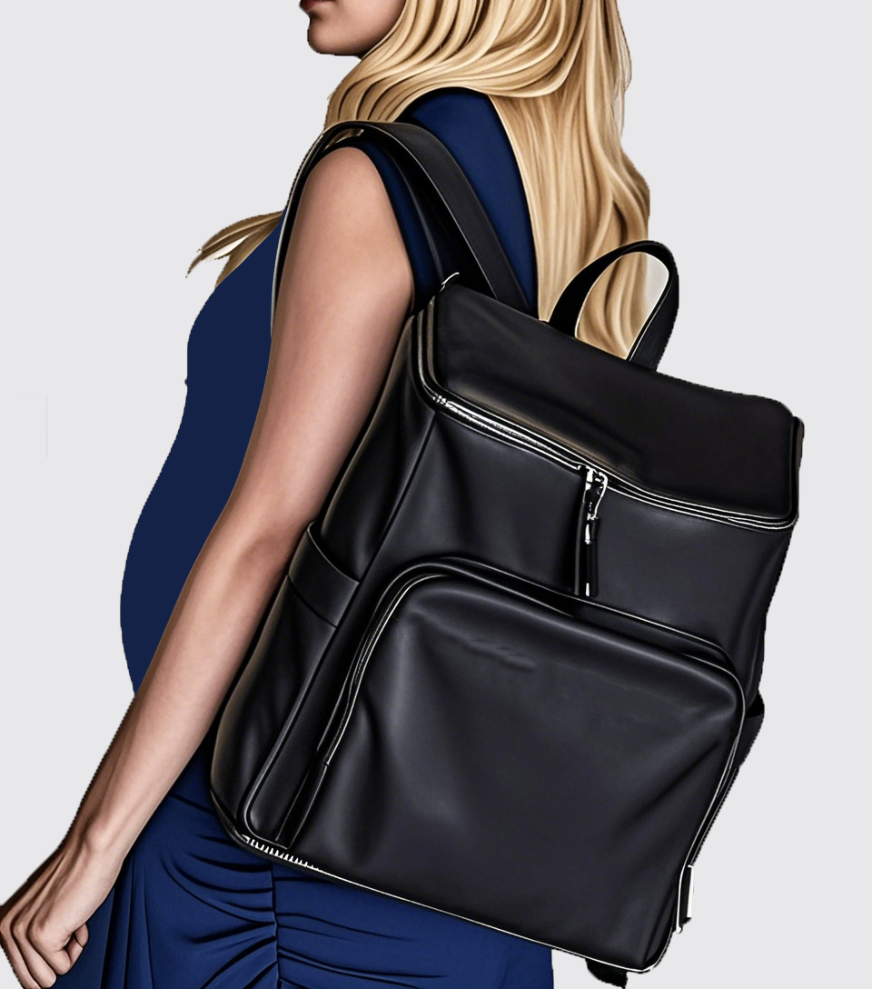 Multifunctional Waterproof Maternity Custom Vegan Leather Diaper Bag Backpack Baby Nappy Bag Diaper Bag