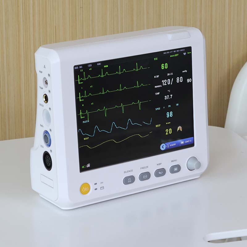 Periodmed 7 Parameter Medical Patient monitor Machine SpO2 8 Inch ICU Bedside Multiparametros Monitores