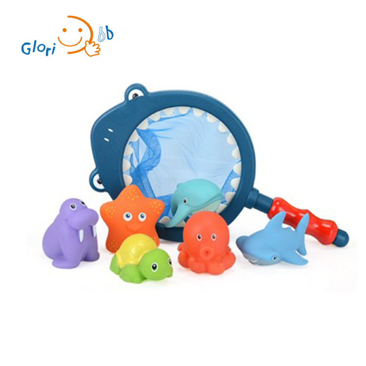 Игрушки для ванной Sea Animal ручной сетки для ванной игровой набор игрушки 1 год ребенок