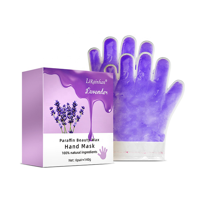Private label Natural Organic Lavender sleeping Paraffin Wax beauty Hand Mask Whitening Moisturizing Hand Mask