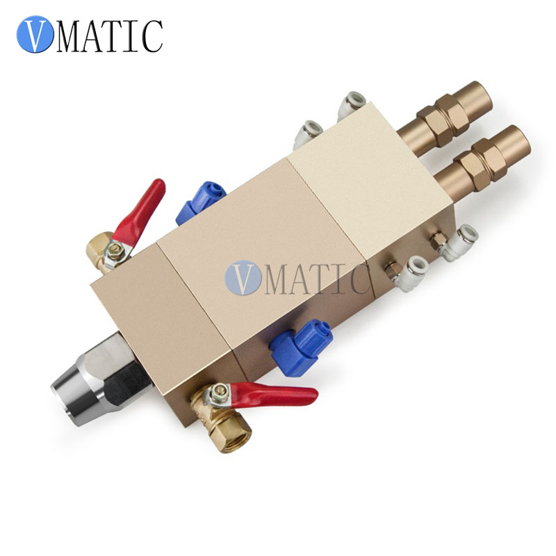 2021 High Quality New Arrival Big Flow Pneumatic AB Liquid Glue Adhesive Dispensing Suck Back Double Cylinder Valve