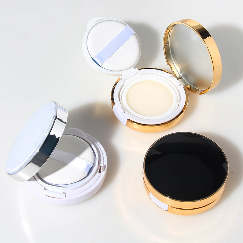 2021 New Arrivals Plastic Cosmetic Liquid Foundation Compact Case Packaging Empty BB CC Cream Air Cushion Puff Container Box