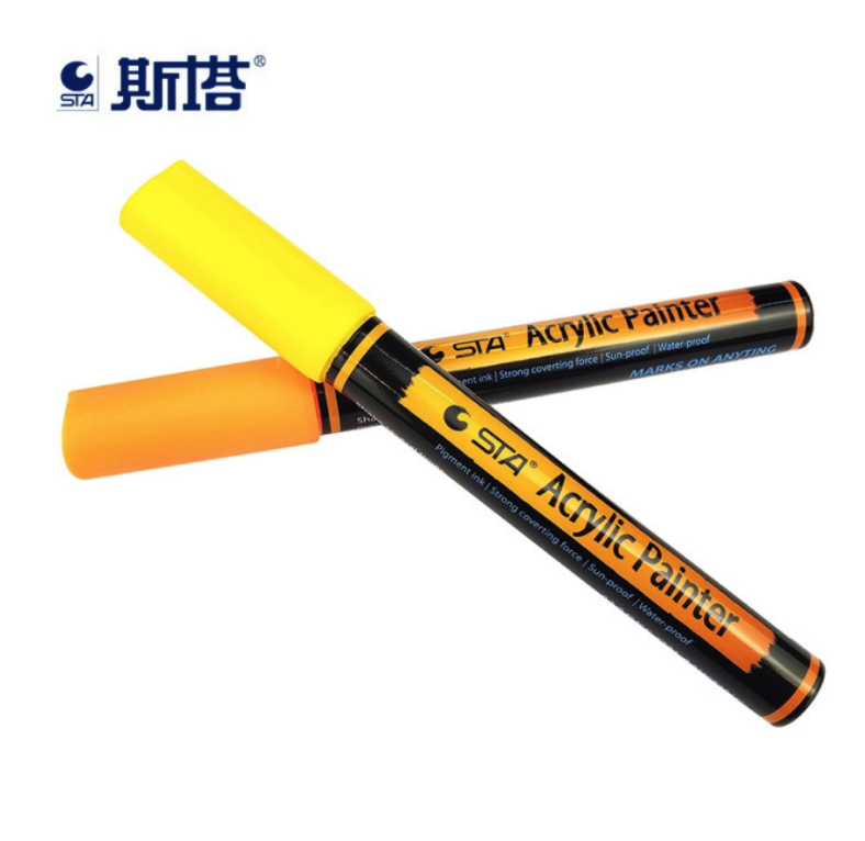 Acrylic Paint Markers 12 24 50 Colors Acrylic Paint Pens for Rock, Glass Painting, Ceramic, Wood, Canvas, Fabric, Photo Album