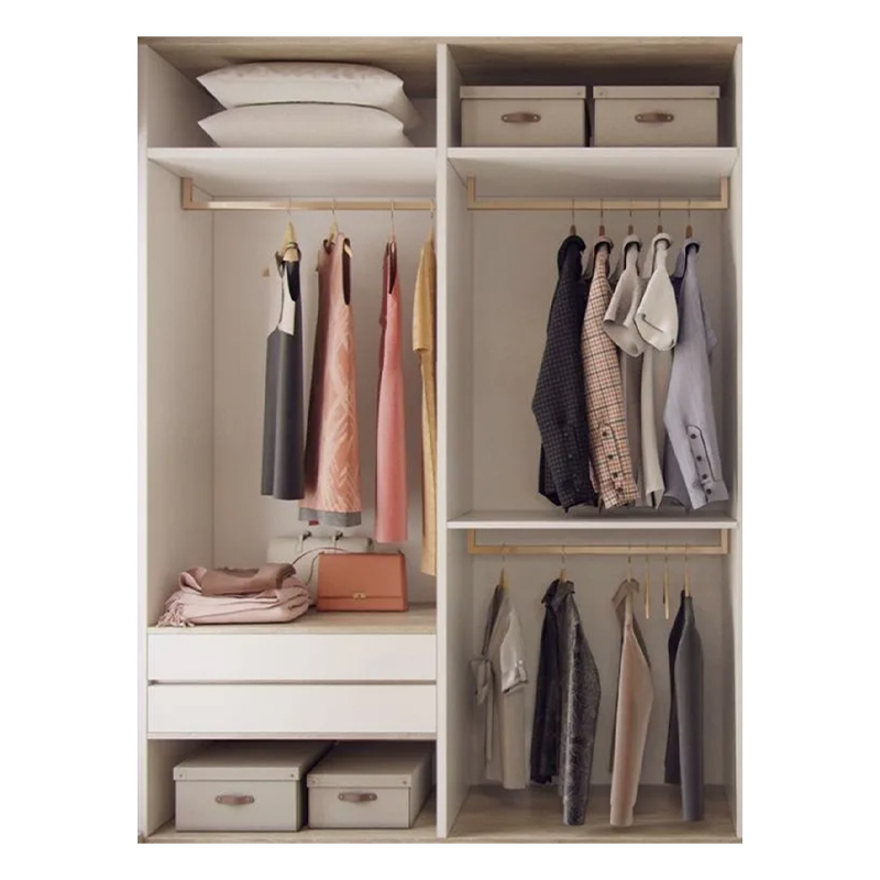 Custom Wooden Bedroom Furniture Dressing Cabinet Dress Armoire With Door Hinges Garderobe Cupboard And Wardrobe For Family Room