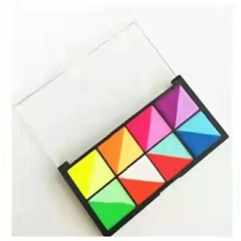 16 Color UV Water-based Professional Cake Pressing Process Custom Festival Face Painting Palette