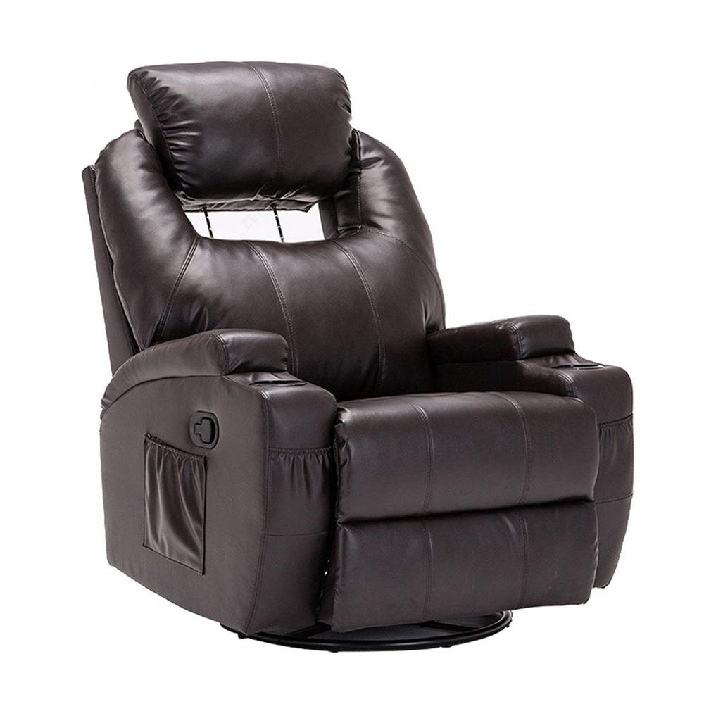 Массажное кресло JKY Furniture из искусственной кожи с дистанционным управлением и мягким сиденьем