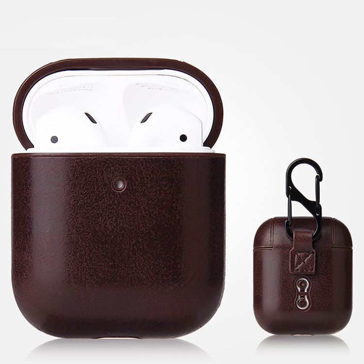 Роскошный чехол из искусственной кожи для наушников Apple Airpods Pro