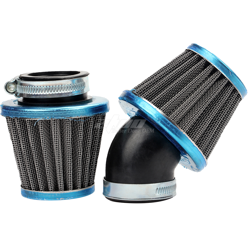Воздушный фильтр 35-60 мм, черный, подходит для 50 110 125 140 150 200 250 cc, мотоцикла, скутера