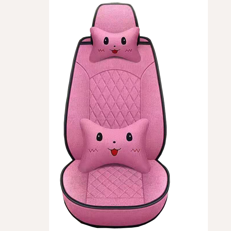 Quick deliver 3D design breathable universal polyester four season car seat covers for women 5 seats