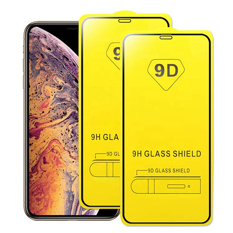 Протектор экрана мобильного телефона 9D закаленное стекло для iPhone X XR XS 11 12 13 Pro Max
