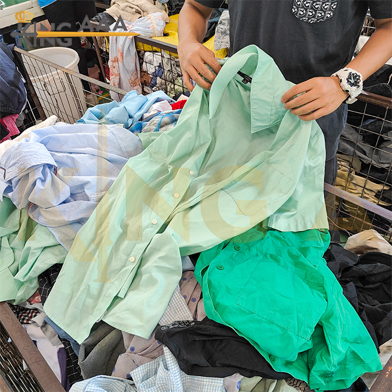 Casual label cut Shirts Men first class summer used clothes vip bales for T-Shirt summer products tshirts wholesale