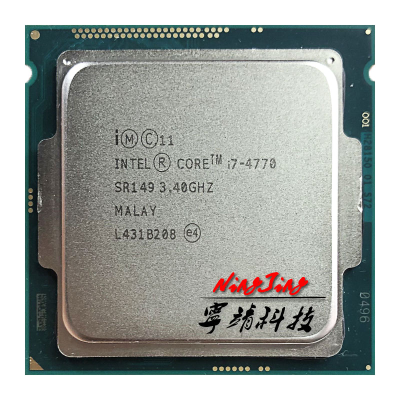 Процессор Intel Core i7-4770 i7 4770 3,4 ГГц четырехъядерный восьмипоточный ЦПУ 8 Мб 84 Вт LGA 1150